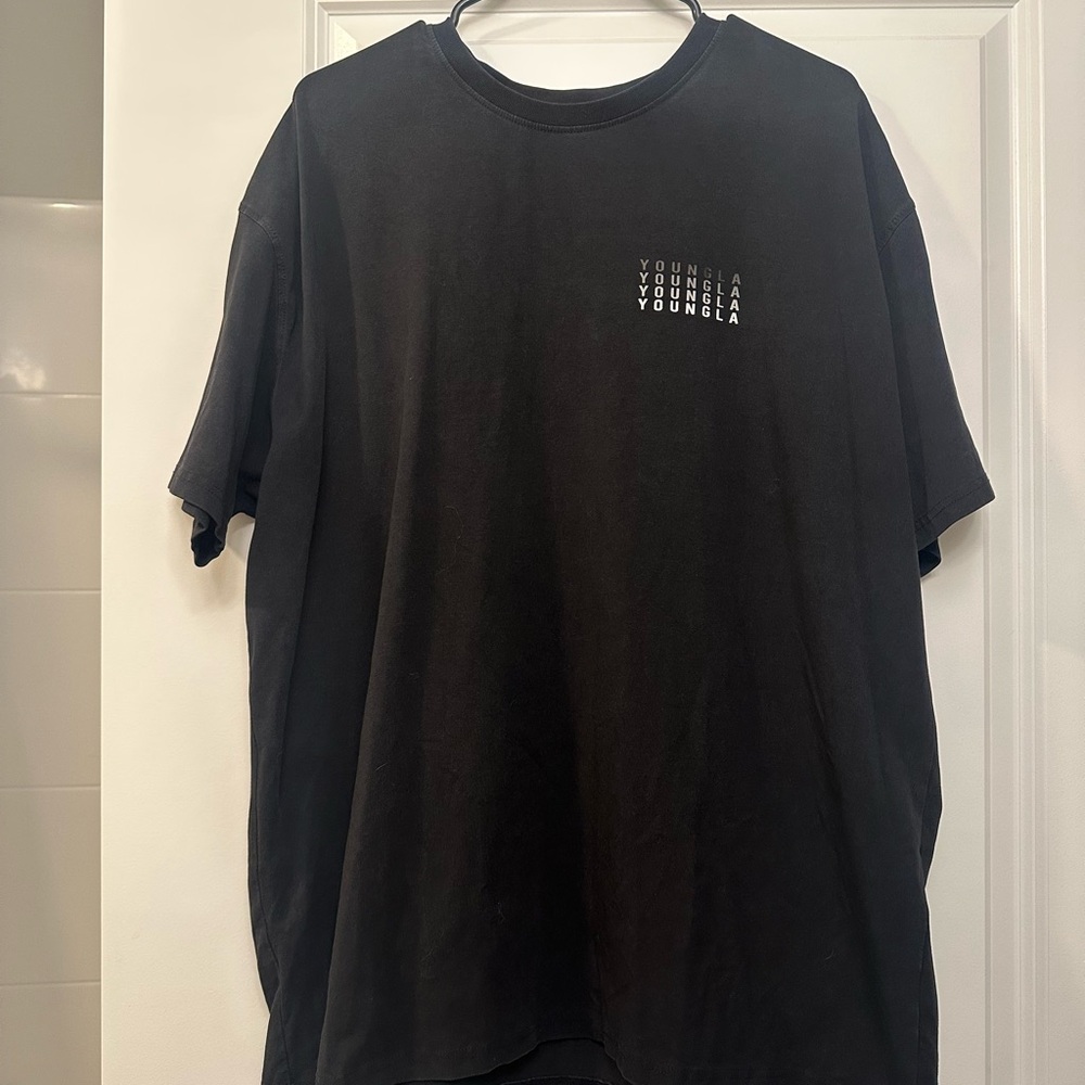 YoungLA Black Short Sleeve Tee Men’s Size XL